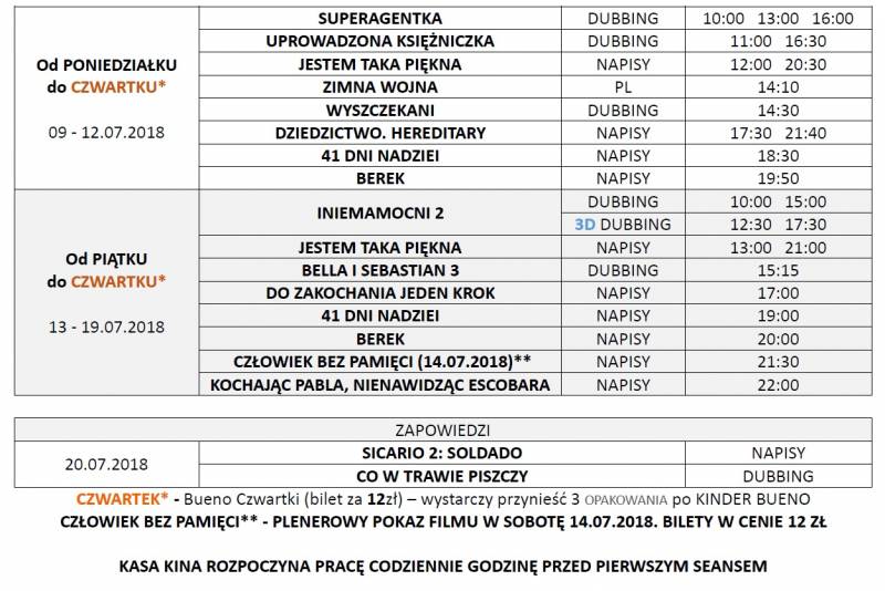 Repertuar kina Tomi