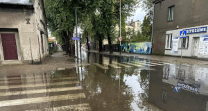 ulewa nad pabianicami