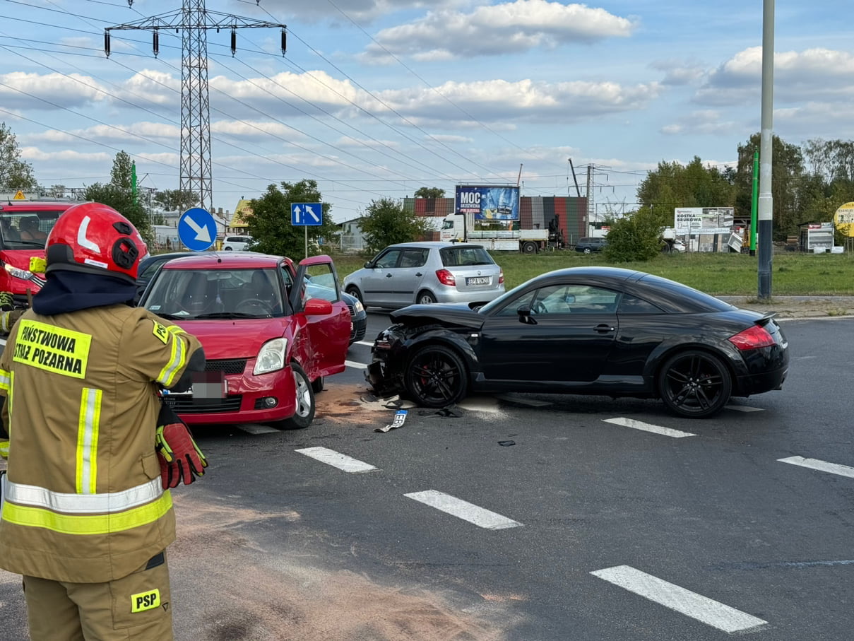 Kierująca Suzuki wymusił pierwszeństwo