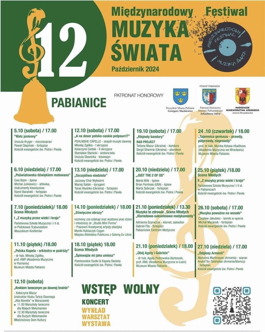 festiwal muzyka świata w Pabianicach 