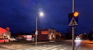 przejście dla pieszych w bychlewie