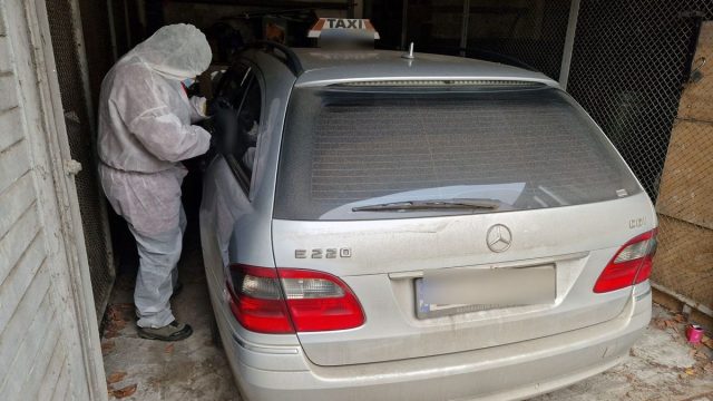napad na taksowkarza z lodzi