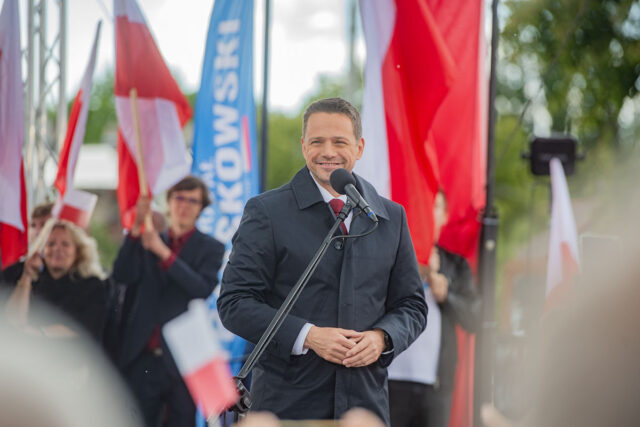 Rafał Trzaskowski w Pabianicach