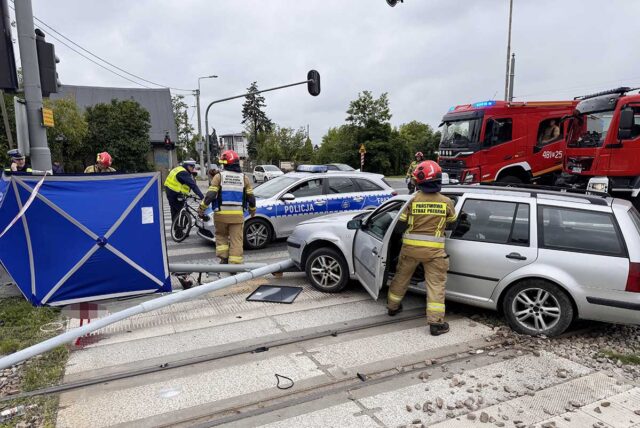 pieszy zabity przez sygnalizator