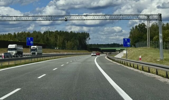 odcinkowy pomiar prędkości na S14
