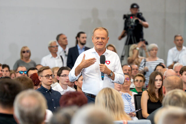 tusk w pabianicach