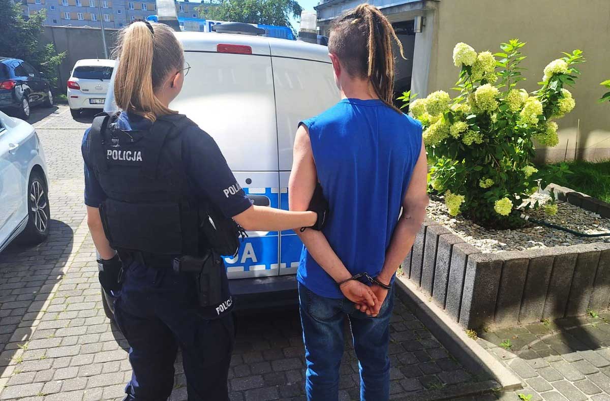 Pabianiczanin zatrzymany za posiadanie narkotyków i uprawę konopi. Trafił do aresztu