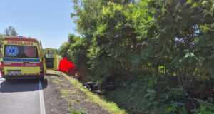 sypin śmiertelny wypadek motocyklisty