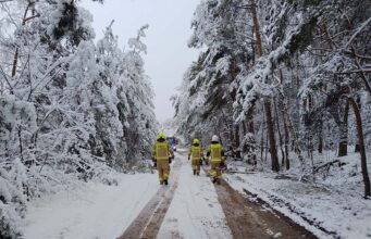 Zima uderzyła z pełną mocą. Połamane drzewa i zerwane linie